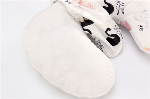 Miracle Baby Funda de almohada para bebés lactantes, funda de almohada de algodón suave para bebés, funda de almohada removible para el embarazo